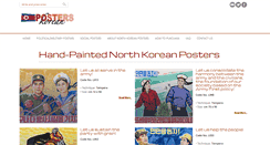 Desktop Screenshot of koreanposters.com